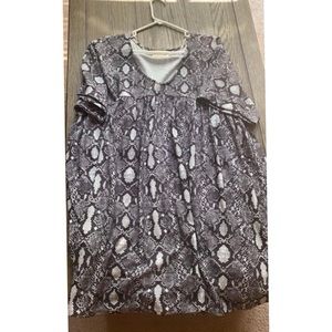 SnakePrint Dress